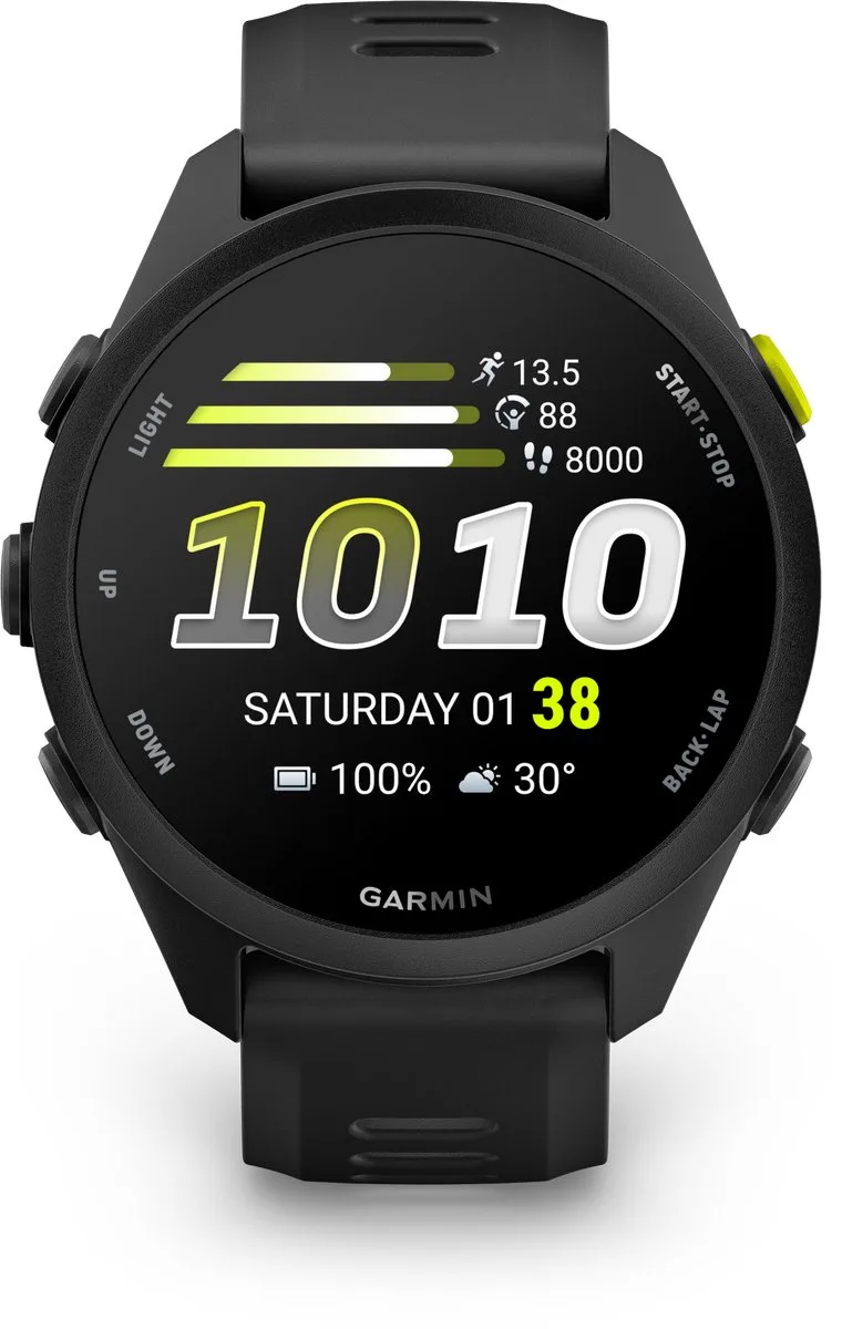Forerunner® 70 - GPS hardloophorloge - 42,6 mm by Garmin in Black – product photo