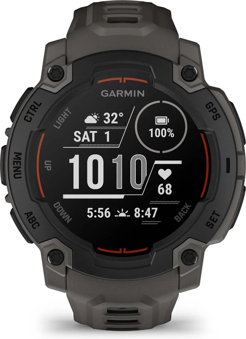 Instinct E - Smartwatch - 45 mm - Zwart van Garmin in Black & Charcoal – productfoto