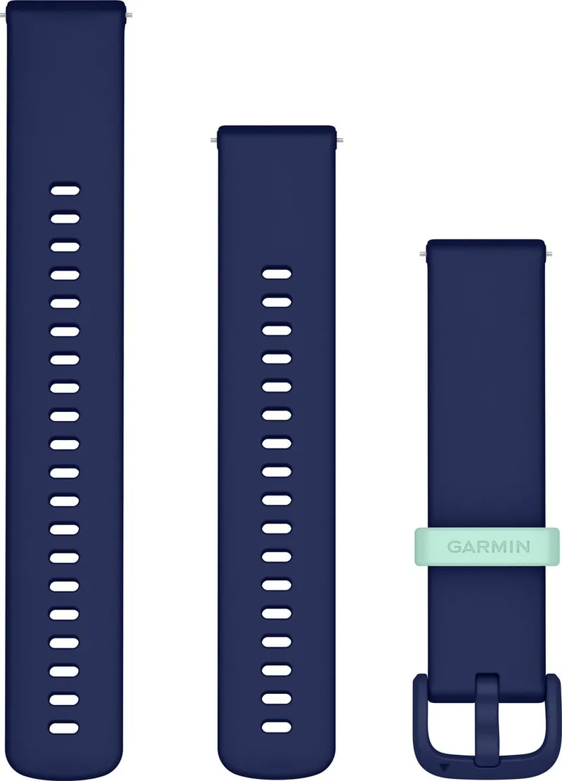Quick release - Horlogeband - Siliconen - 20 mm - Geschikt voor Vivoactive 5 by Garmin in Dark blue – product photo