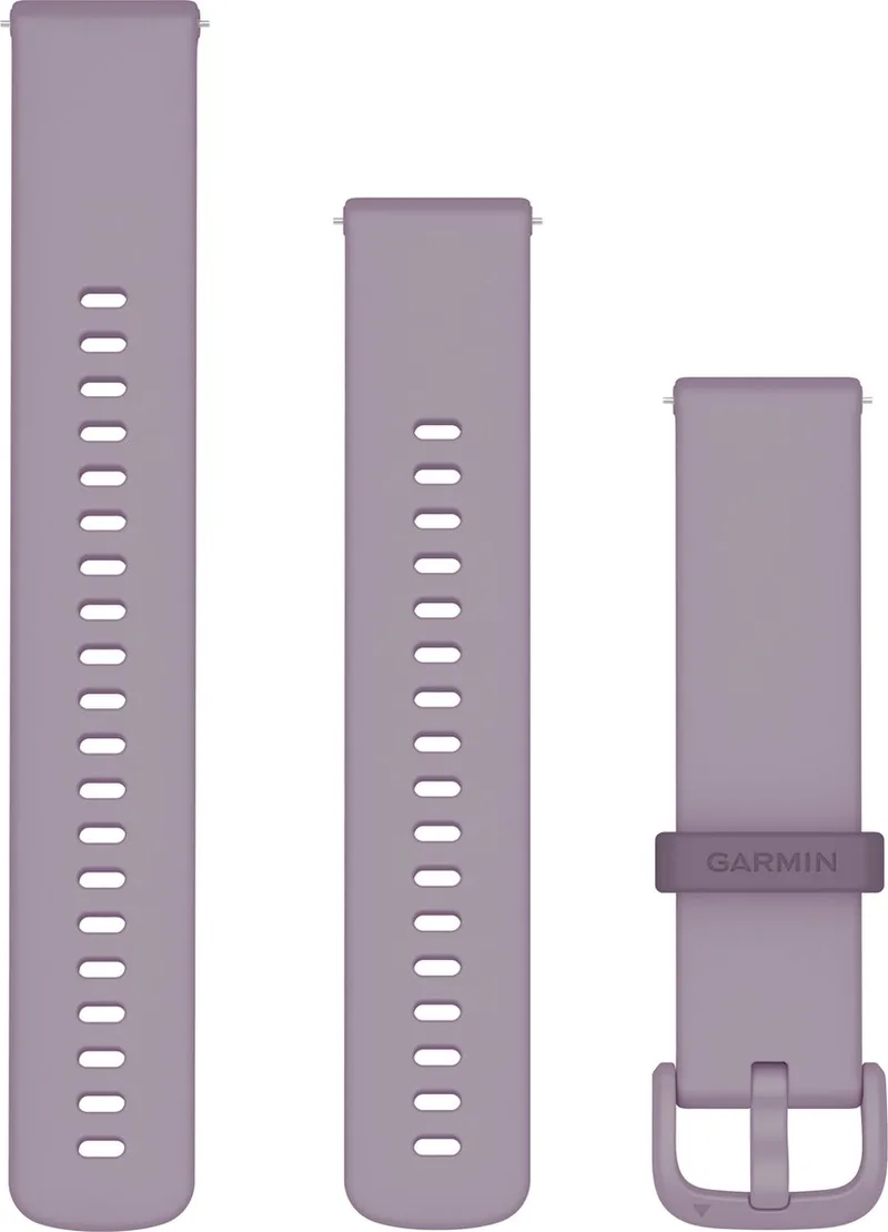 Quick release - Horlogeband - Siliconen - 20 mm - Geschikt voor Vivoactive 5 van Garmin in Orchid – productfoto