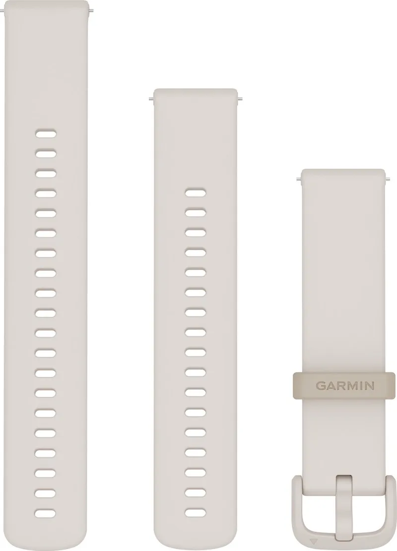 Quick release - Horlogeband - Siliconen - 20 mm - Geschikt voor Vivoactive 5 by Garmin in Yvory – product photo