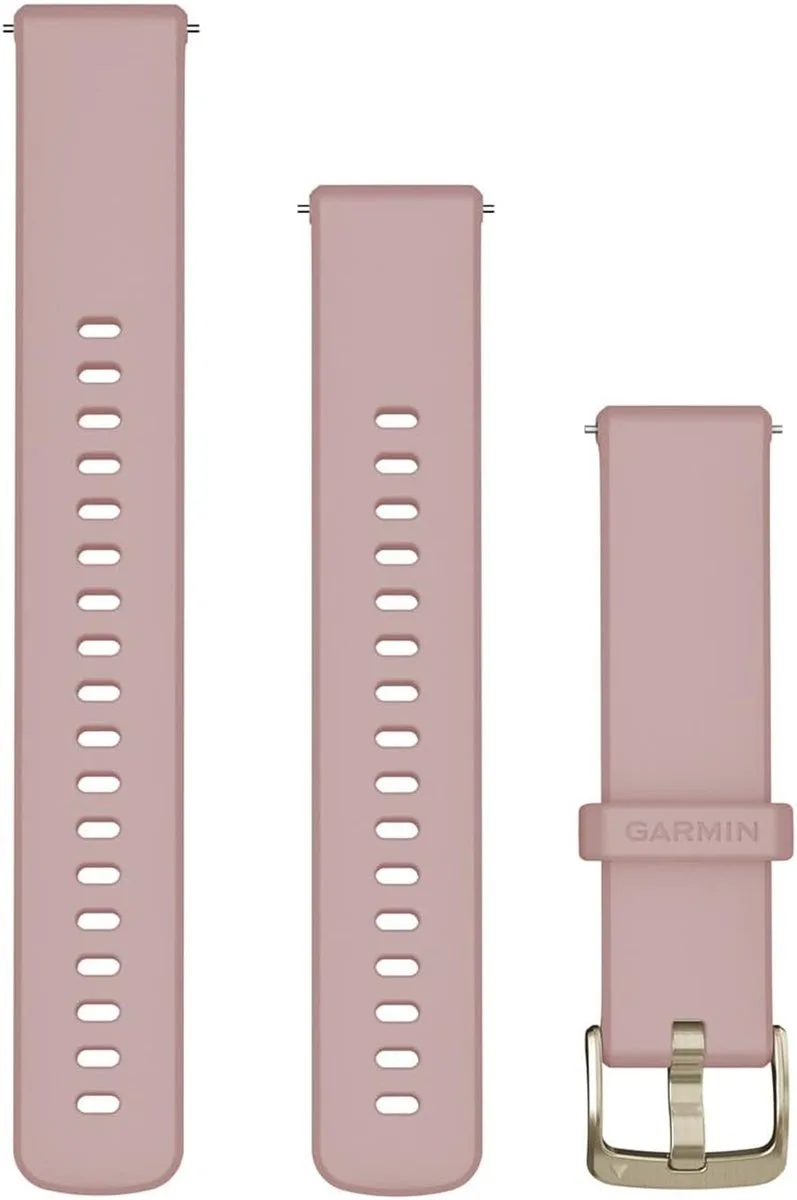 Siliconen bandje van Garmin in Rose – productfoto