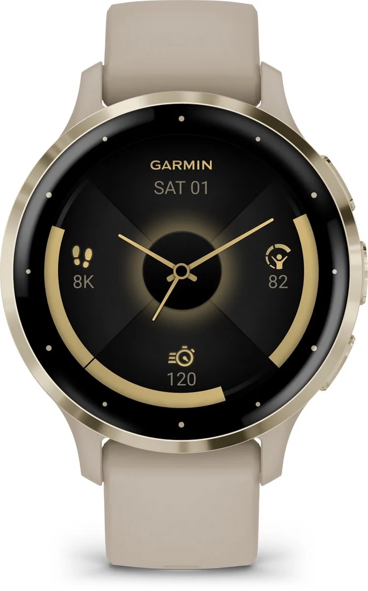 Venu 3s - Smartwatch - AMOLED-Scherm - 41 mm de Garmin en French Grey – photo produit