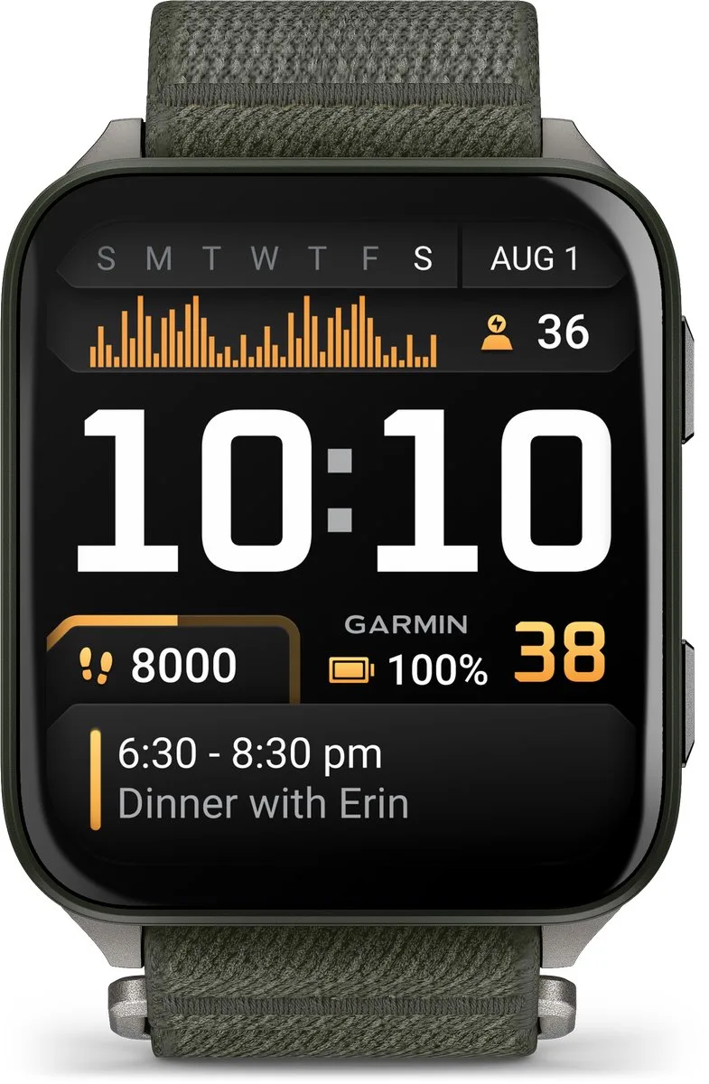 Venu X1 - GPS-smartwatch - 2-inch - AMOLED-scherm - Moss/Groen by Garmin in Moss – product photo