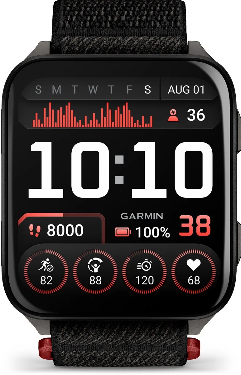 Venu X1 - GPS-smartwatch - 2-inch AMOLED-scherm by Garmin in Black – product photo