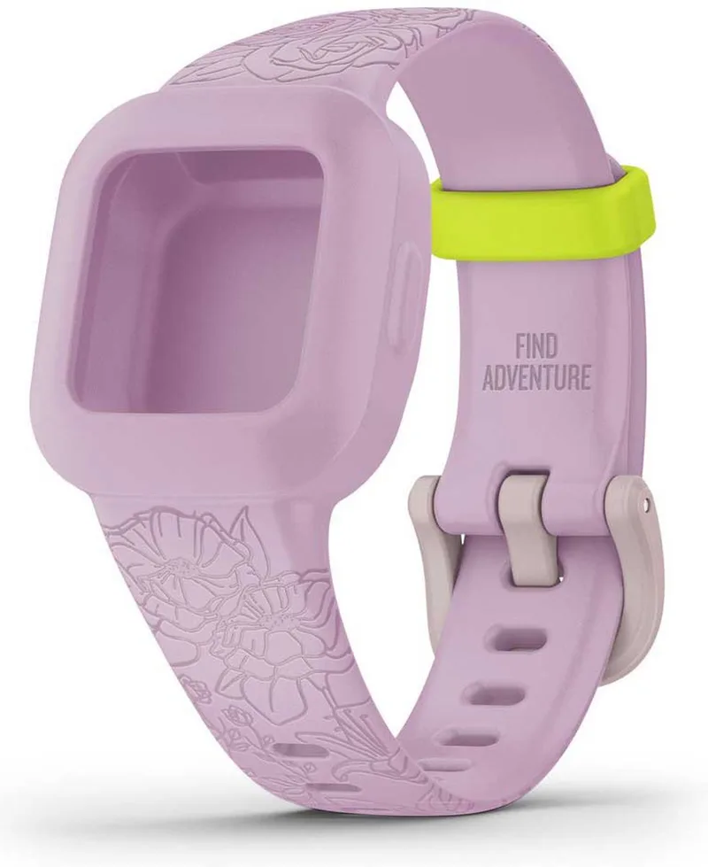 Vivofit jr. 3 - Lilax Floral bandje by Garmin in Purple – product photo