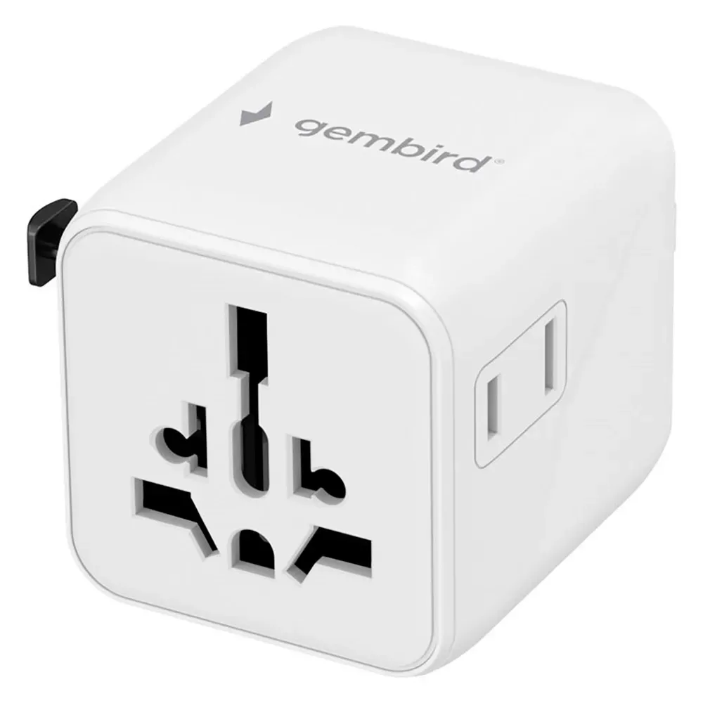 Chargeur Mural De Voyage Tpa-int-01-w de Gembird – photo produit