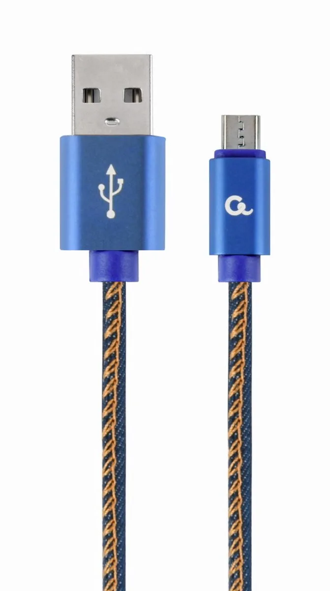USB-kabel USB 2.0 USB A Micro-USB B de Gembird en Bleu – photo produit