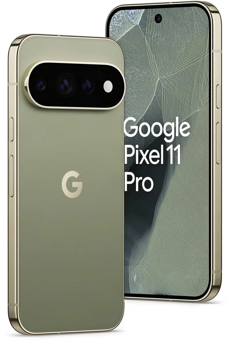 Pixel 11 Pro Dual SIM Android 17 5G USB Type-C 16 GB 512 GB 4850 mAh van Google in Olijf – productfoto