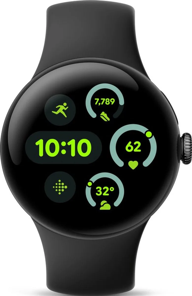 Watch 3 41MM LTE by Google in Black – product photo