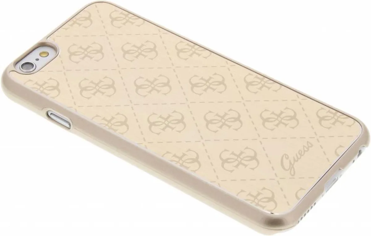 Aluminium Plate Hard Case iPhone 6 / 6s - Gold de Guess en Or – photo produit
