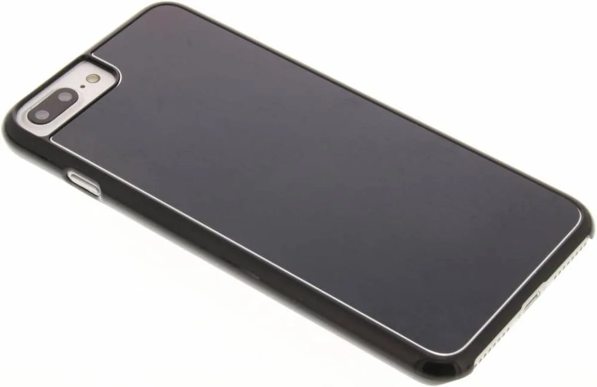 Aluminium Plate Hard Case iPhone 8 Plus / 7 Plus van Guess in Zwart – productfoto