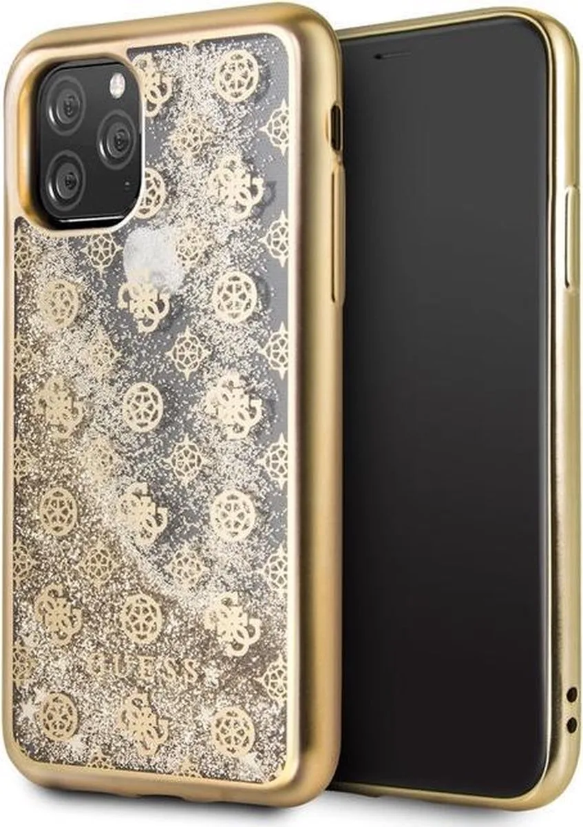 Apple iPhone 11 Pro Guess Backcover Glitter de Guess en Or – photo produit