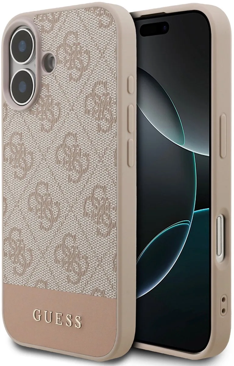Back Cover hoesje - iPhone 17 - Slank & Schokabsorberend Design de Guess en Rose – photo produit