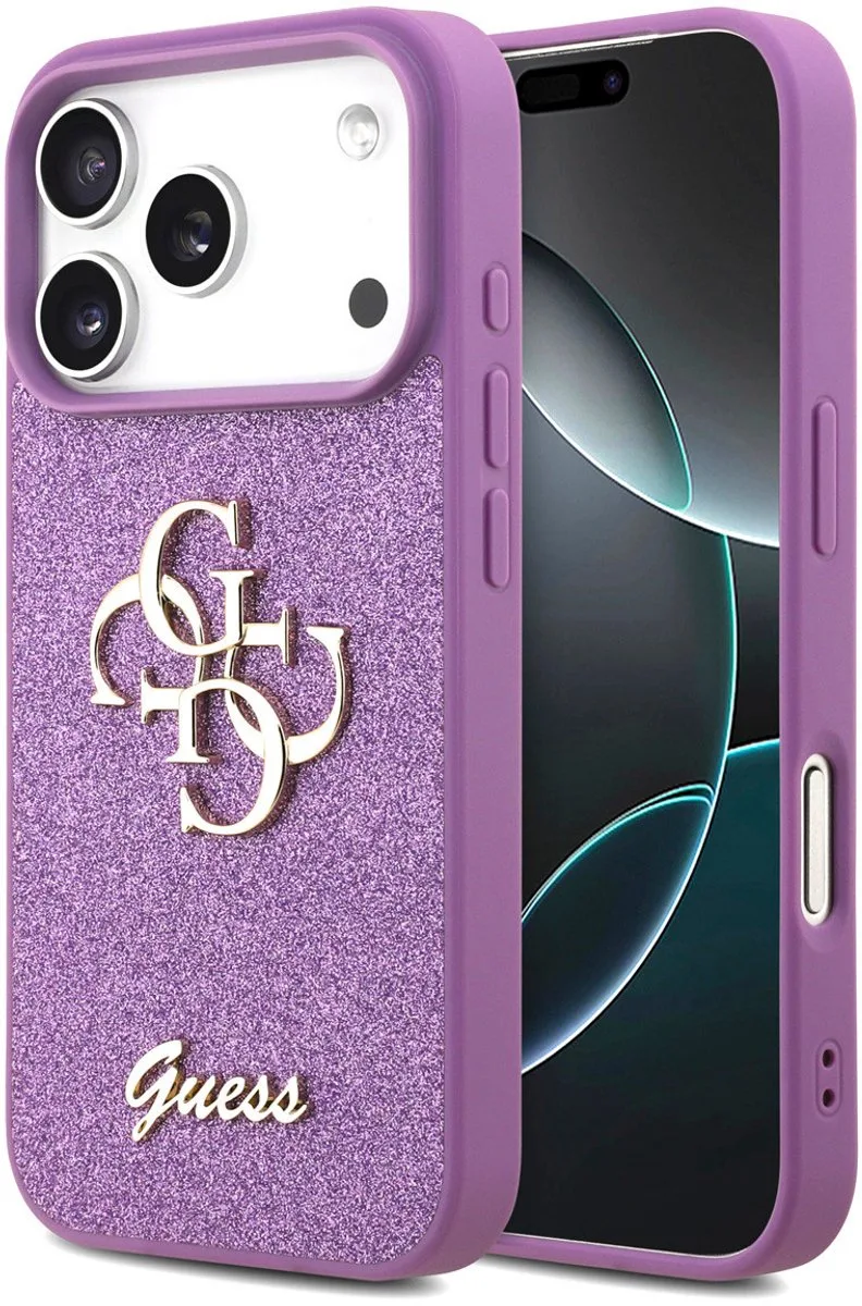 Back cover voor Apple iPhone 17 Pro in de kleur van Guess in Lilac – productfoto