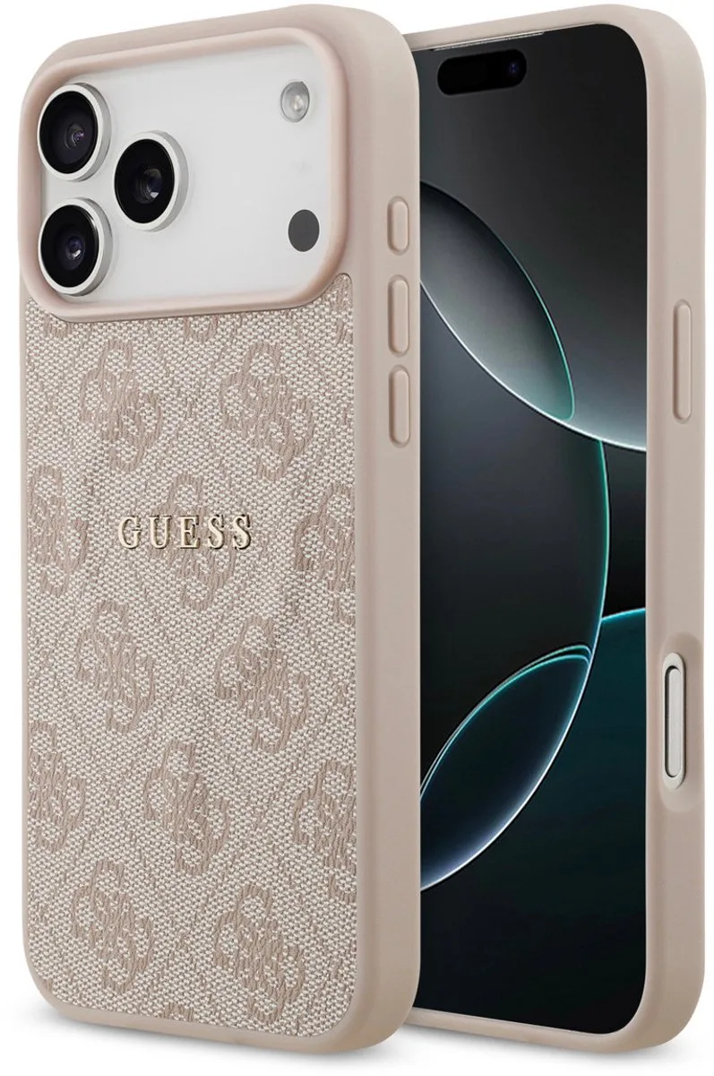 Back cover voor Apple iPhone 17 Pro Max in de kleur de Guess en Rose – photo produit