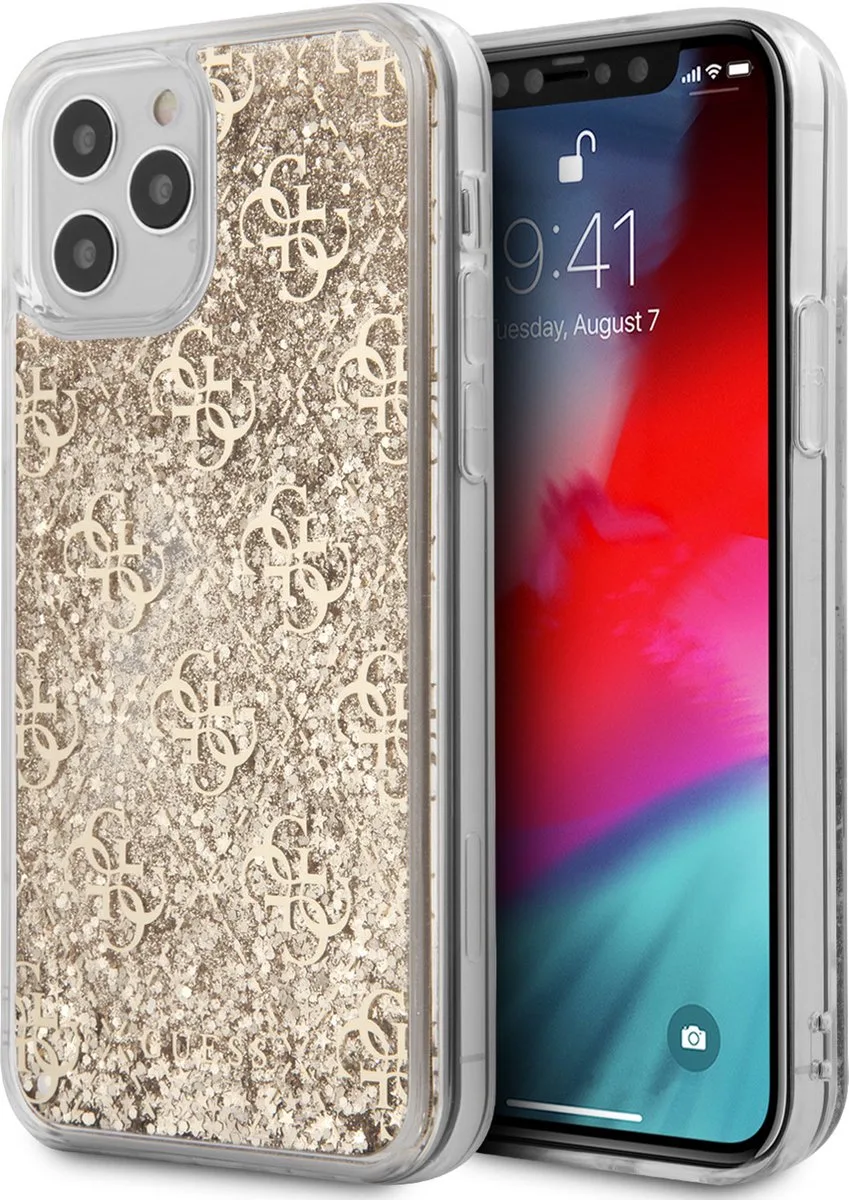 Backcase hoesjegeschikt voor iPhone 12 Pro Max de Guess en Or – photo produit