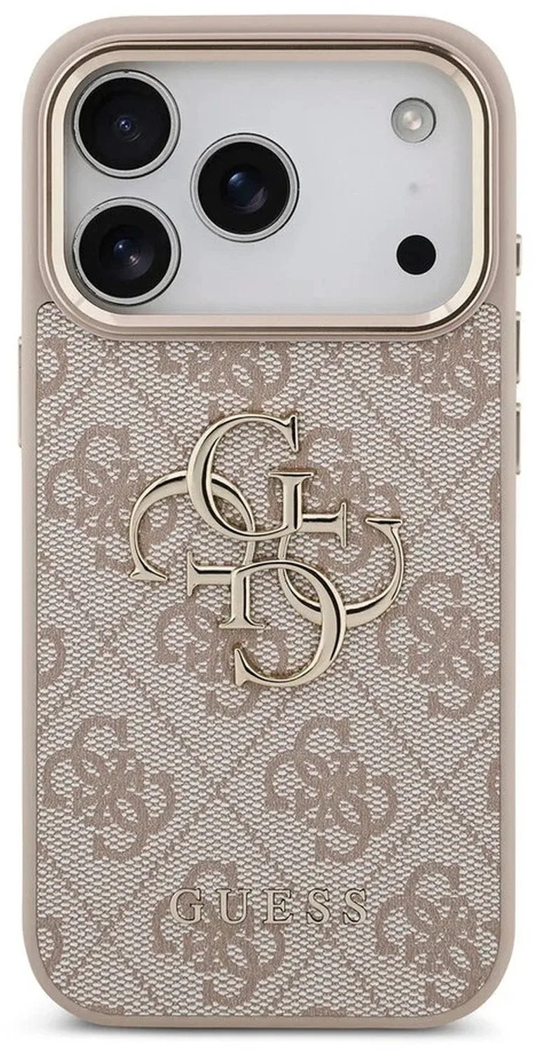 Backcover hoesje voor Apple iPhone 18 Pro van Guess in Roze – productfoto