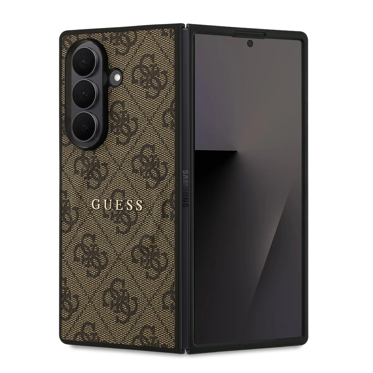 backcover voor Samsung Galaxy Z Fold7 - MagSafe - Bruin fra Guess – produktbillede