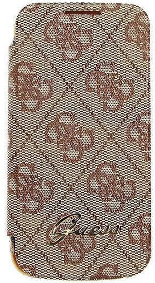 Battery Cover Bookcase Samsung Galaxy S4 Mini Brown de Guess en Marron – photo produit
