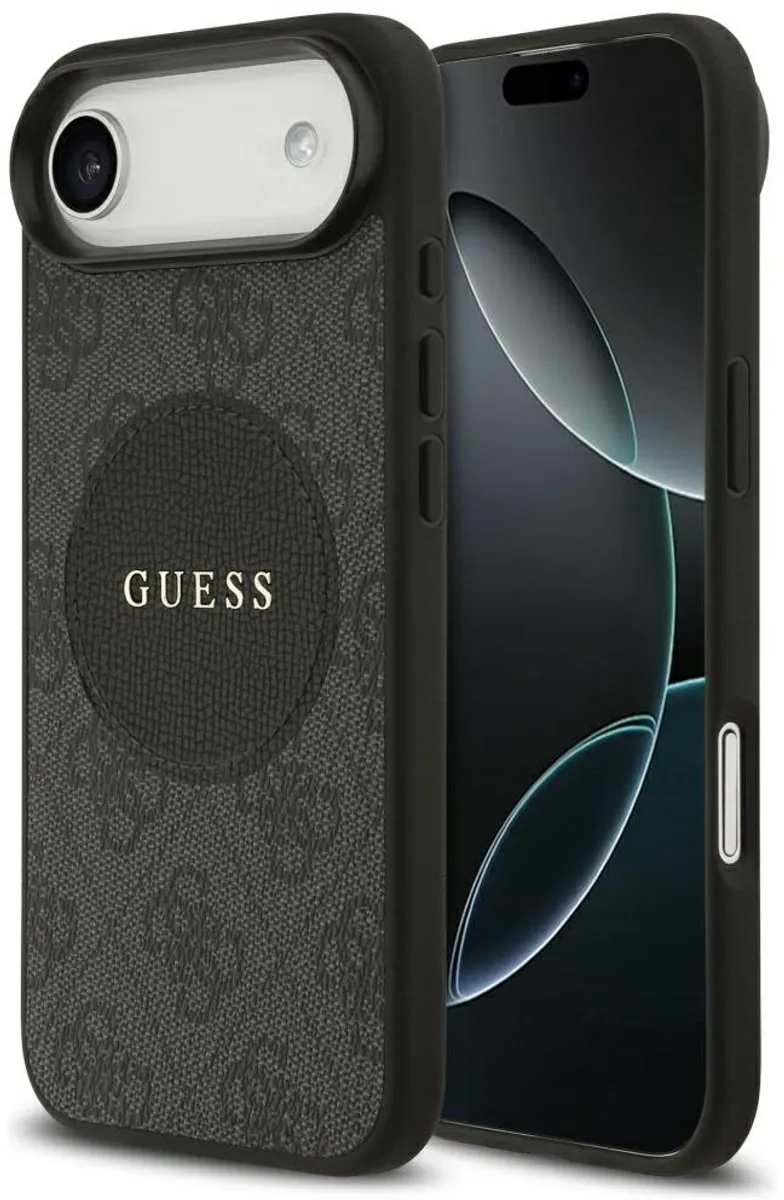 Case Cover Voor Magsafe Iphone Air 4G Cirkel Klassiek Logo von Guess in Schwarz – Produktfoto