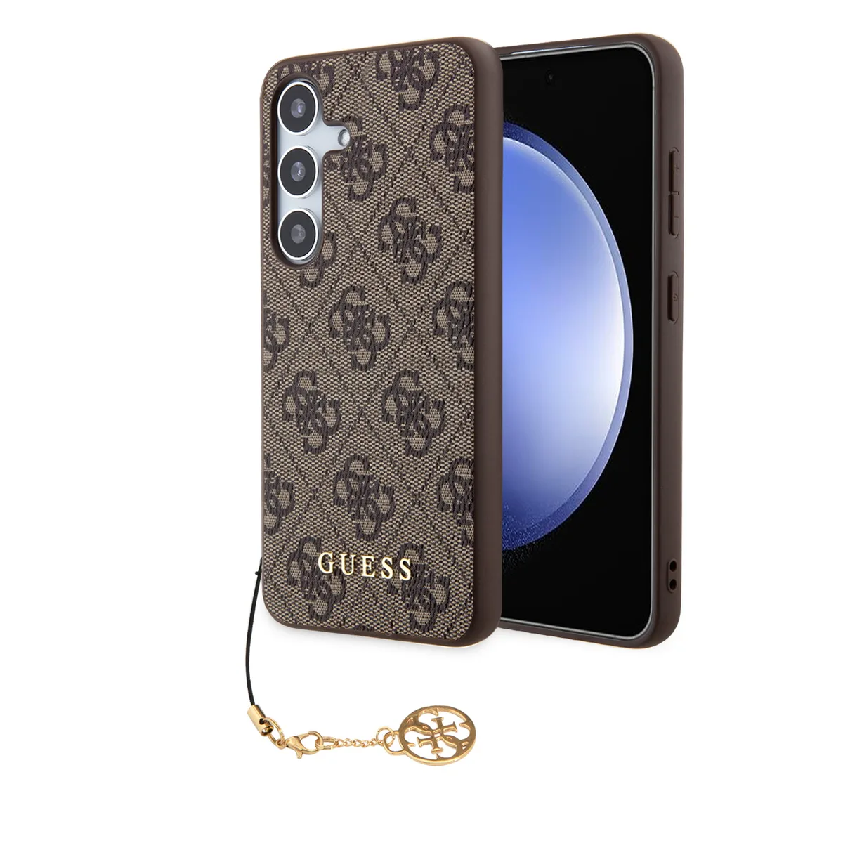 Charm Samsung Galaxy S24 hoesje - Bruin de Guess – photo produit