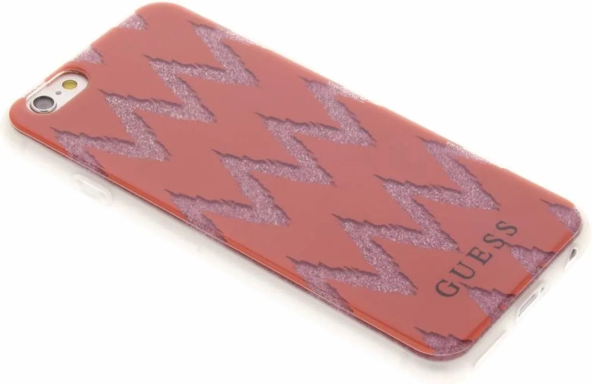Chevron Gel Case iPhone 6 / 6s van Guess in Rood – productfoto