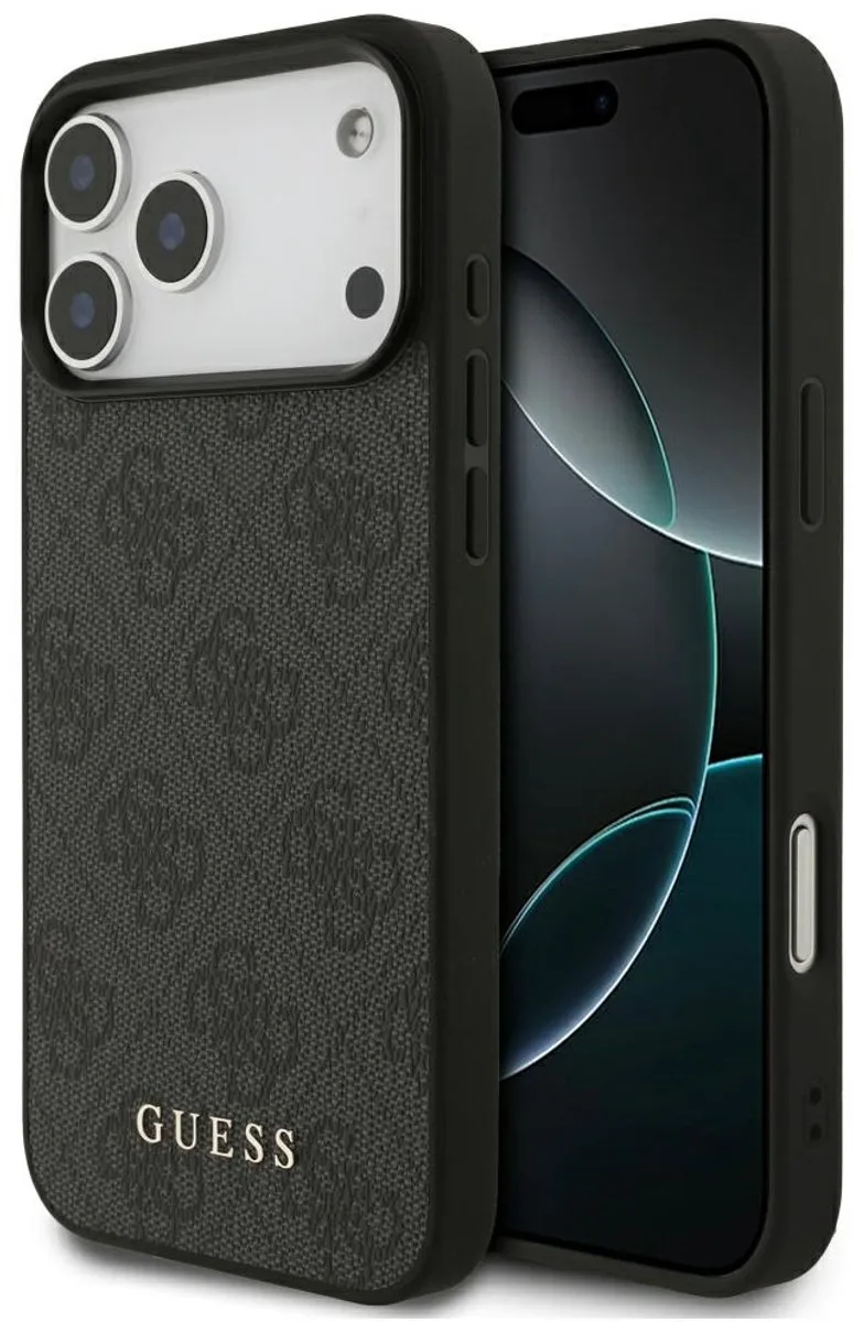 Classic 4G Hoesje Voor Iphone 17 Pro Max Beschermend Met Magnetische von Guess in Schwarz – Produktfoto