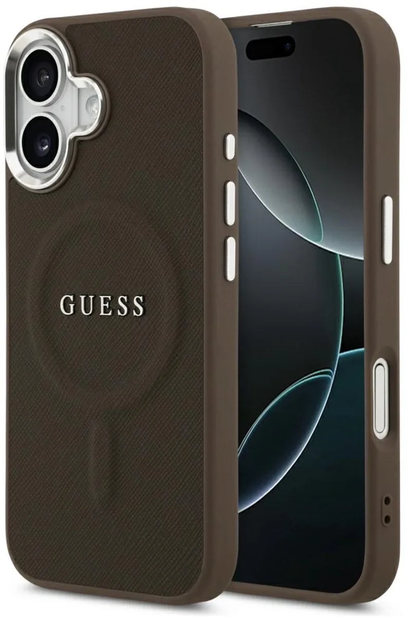 Classic Logo Magsafe Case Voor Iphone 17 Elegant Met Magnetische by Guess in Black – product photo