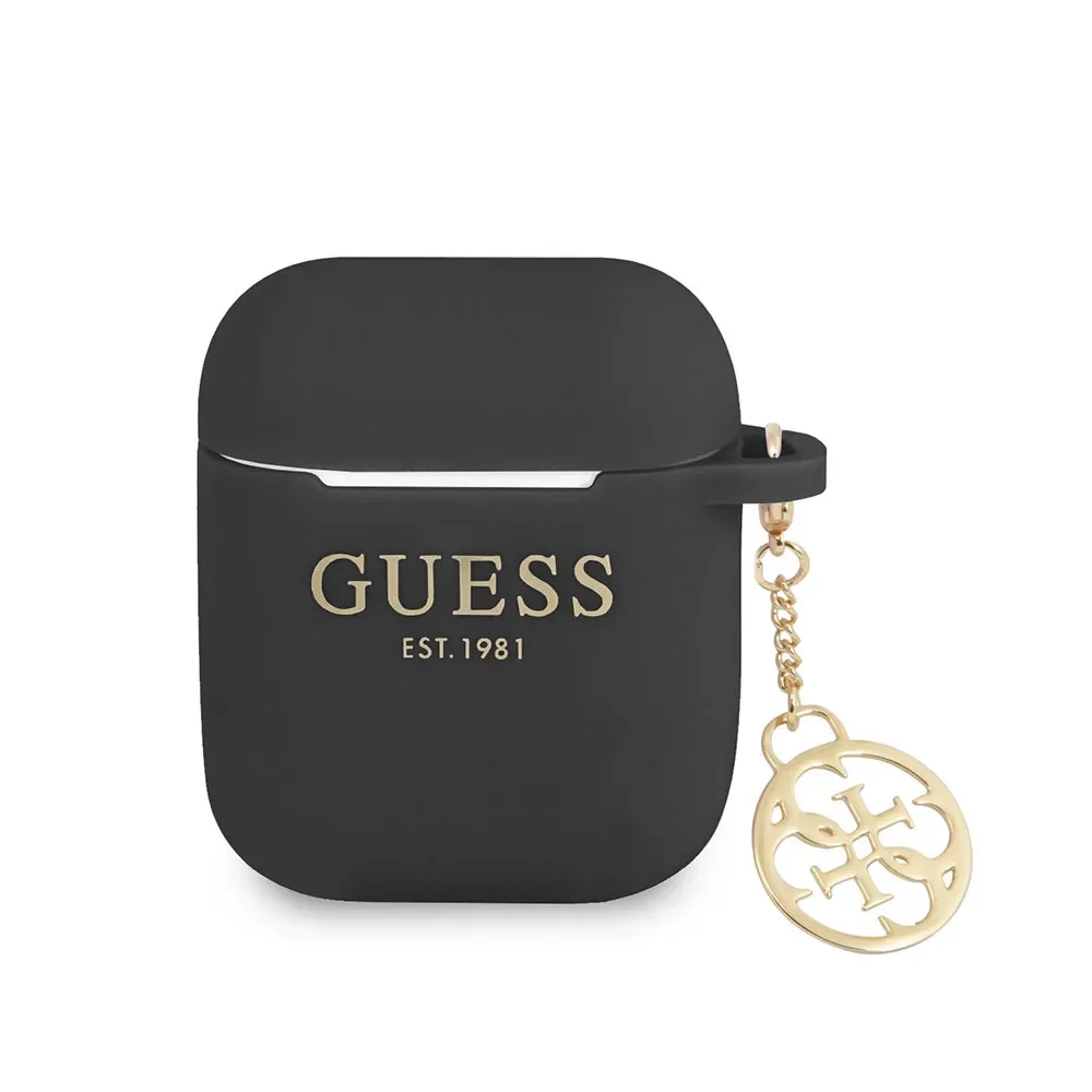 Étui Pour Airpods 4g Charm Silicone Airpods 1/2 de Guess – photo produit