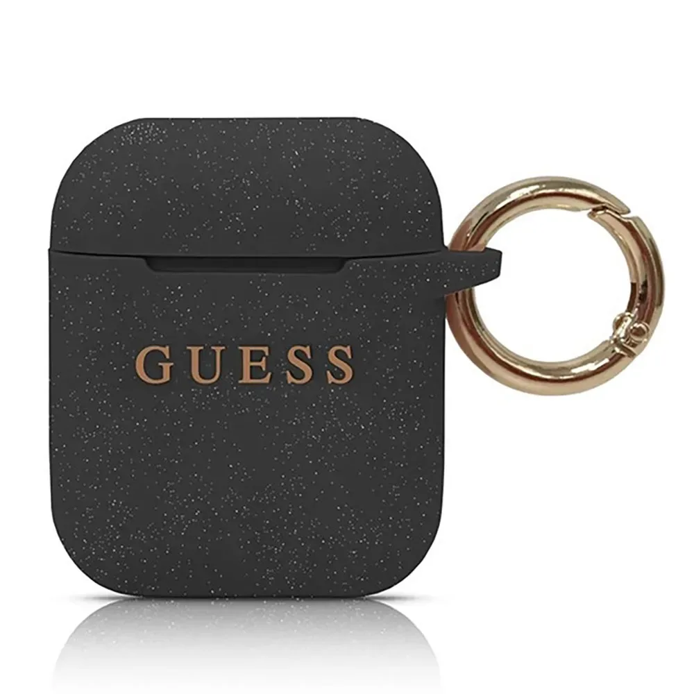 Étui Pour Airpods Guaccsilglbk Airpods 1/2 de Guess – photo produit