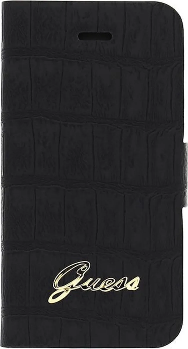 Folio Book Case for Apple iPhone 4/4S - Crocodile Black de Guess en Noir – photo produit