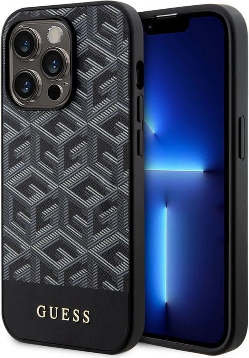 G-Cube MagSafe Back Case - Apple iPhone 13 Pro Max (6.7") fra Guess i Sort – produktbillede