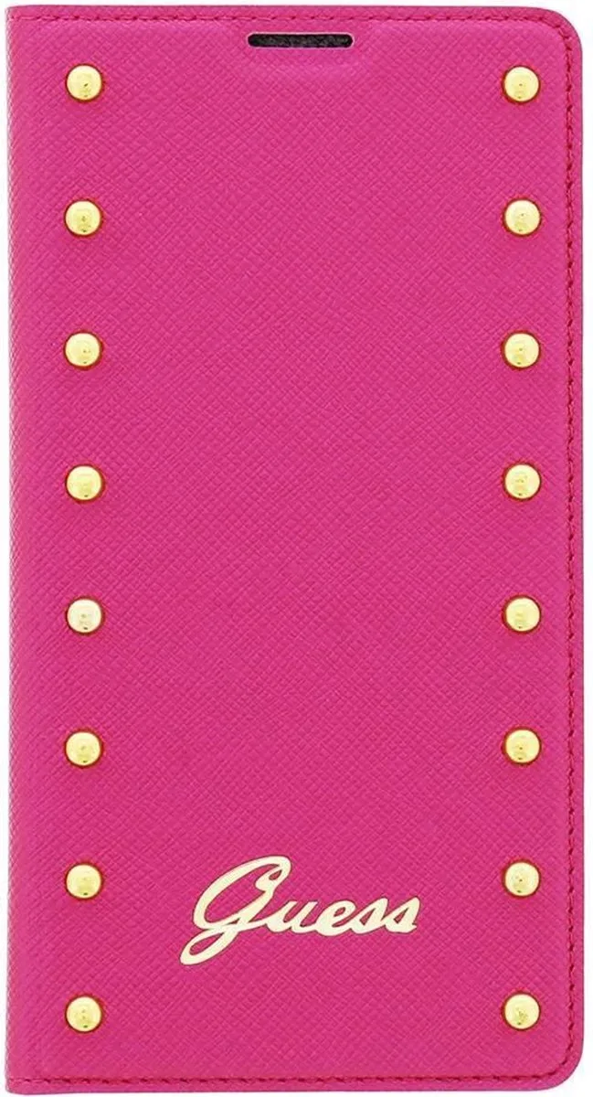 Galaxy S5 Studded Collection Battery Cover Case Pink von Guess in Rosa – Produktfoto