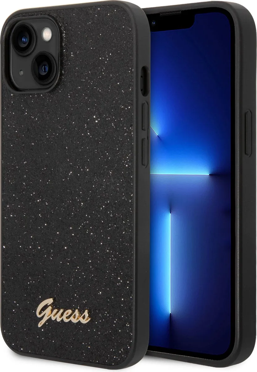 geschikt voor iPhone 14 Back Cover Hoesje - Polycarbonaat;TPU, Bescherming van Telefoon. von Guess in Schwarz – Produktfoto