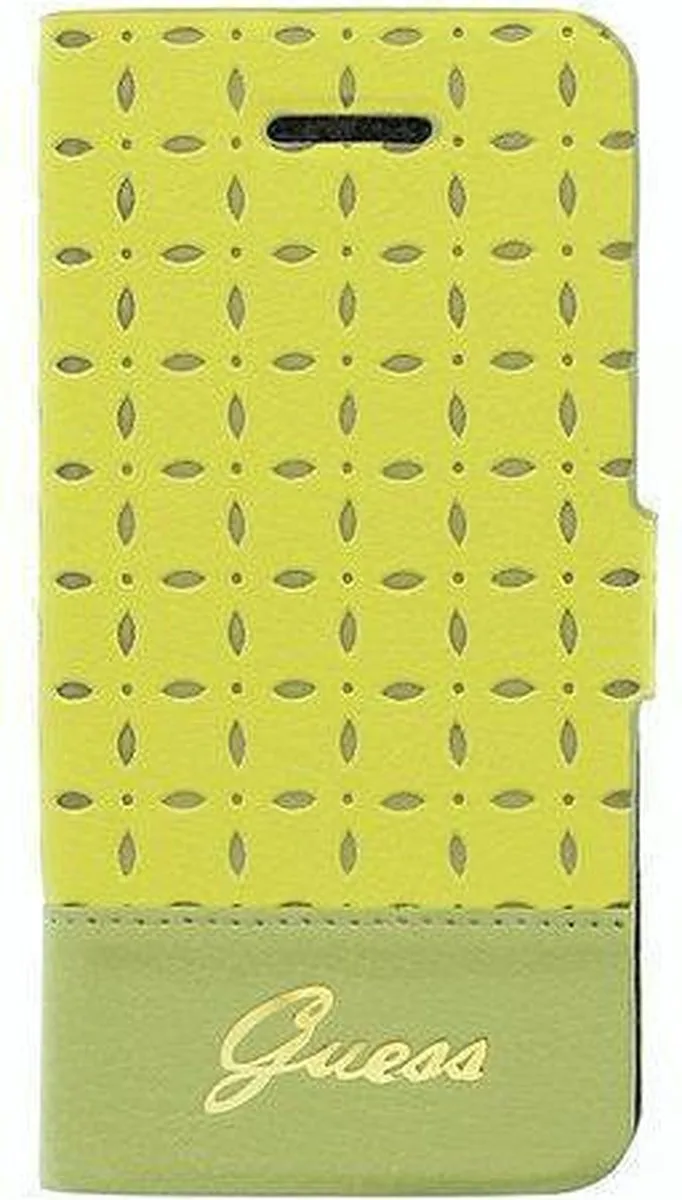 Gianina iPhone 5C Leather Book Case Yellow von Guess in Gelb – Produktfoto