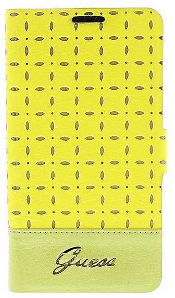 Gianina Samsung Galaxy S4 Leather Book Case Yellow från Guess i Gul – produktbild