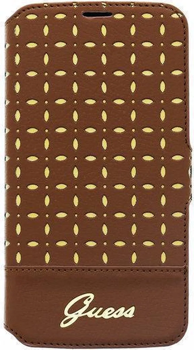 Gianina Samsung Galaxy S5 Folio Case Cognac von Guess in Braun – Produktfoto