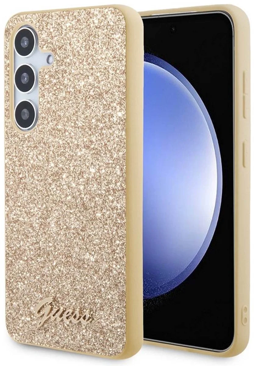 Glitter Back Case - Samsung Galaxy S24 (S921) van Guess in Goud – productfoto