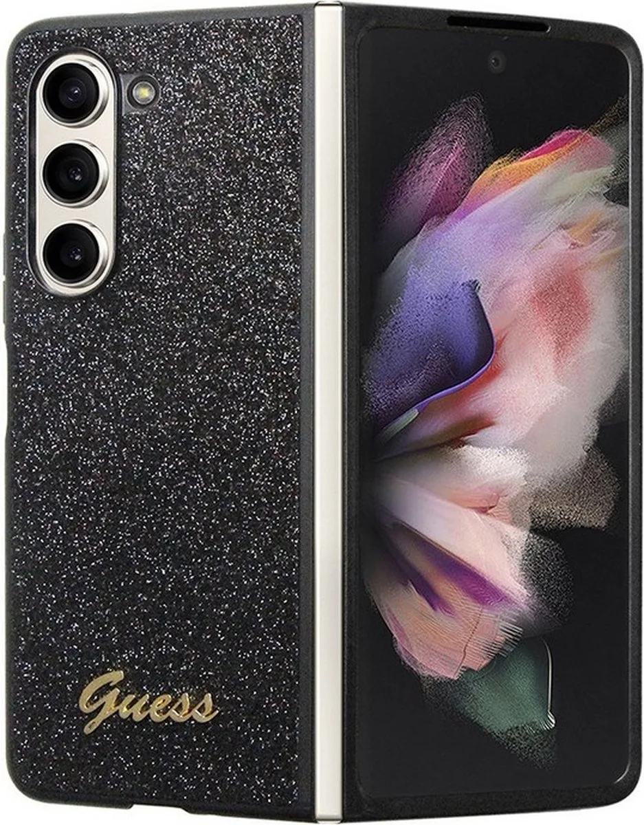 Glitter Back Case - Samsung Galaxy Z Fold 5 (F946) de Guess en Noir – photo produit