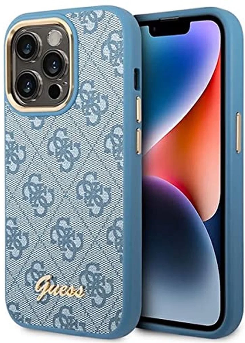 Guess 4G Back Case - Apple iPhone 14 Pro Max (6.7) de Guess en Bleu – photo produit