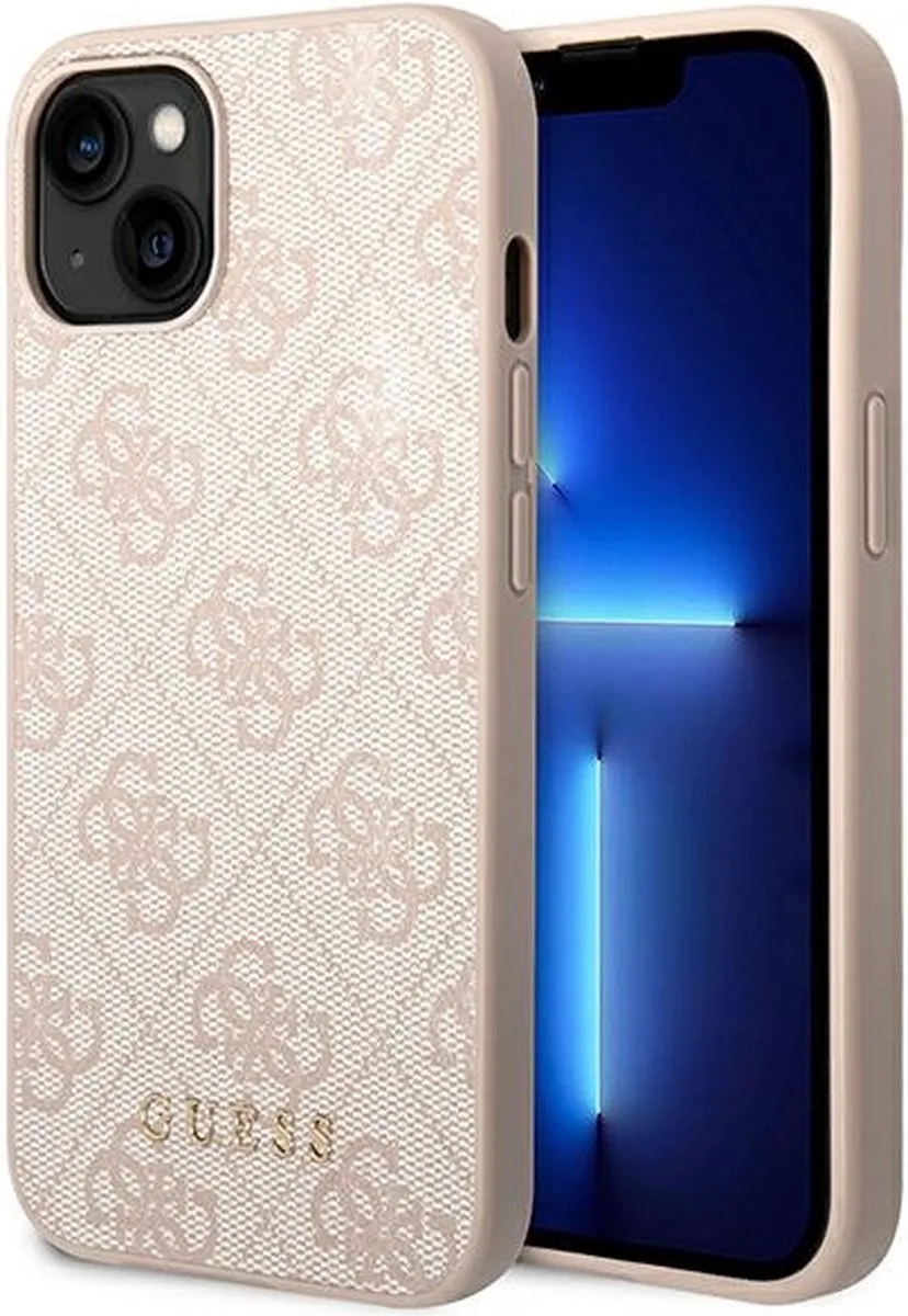 Guess 4G Back Case - Geschikt voor Apple iPhone 14 Plus (6.7") de Guess en Rose – photo produit