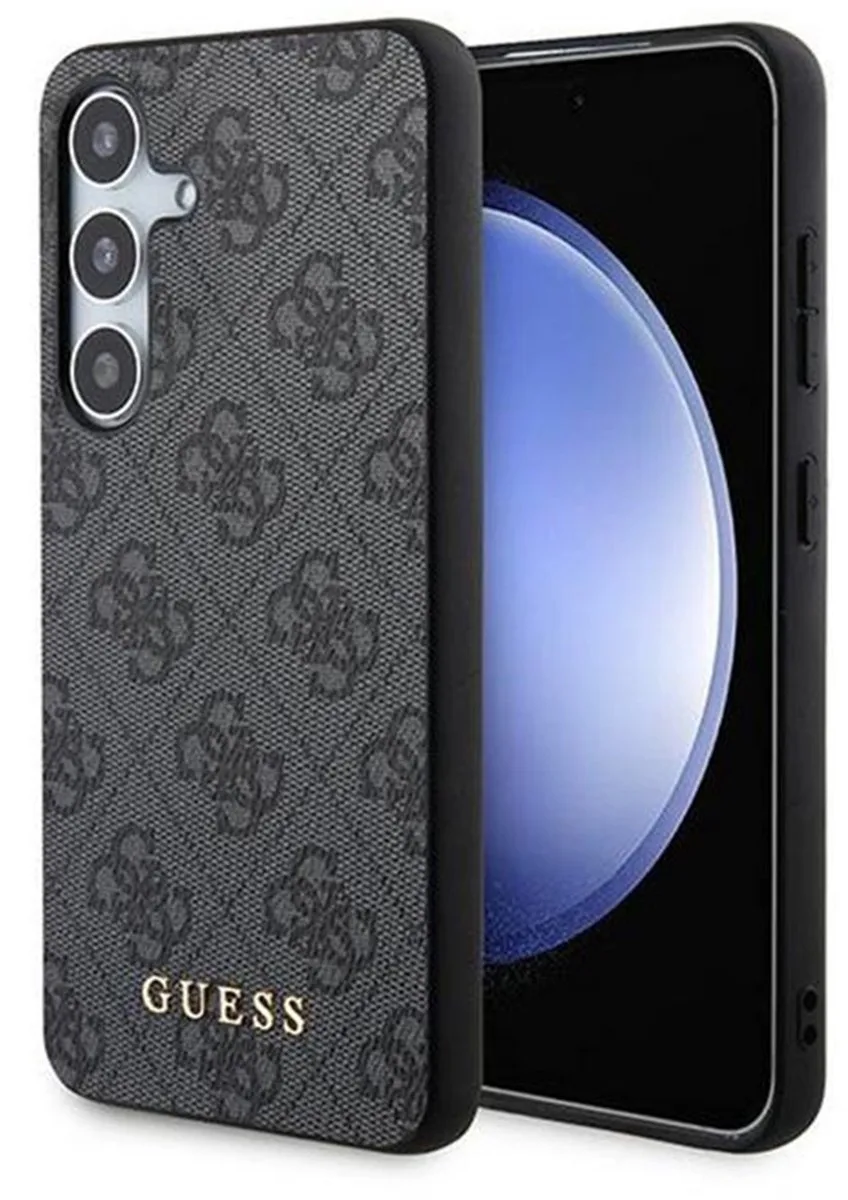 Guess 4G Back Case - Geschikt voor Samsung Galaxy S24 (S921) fra Guess i Grå – produktbillede