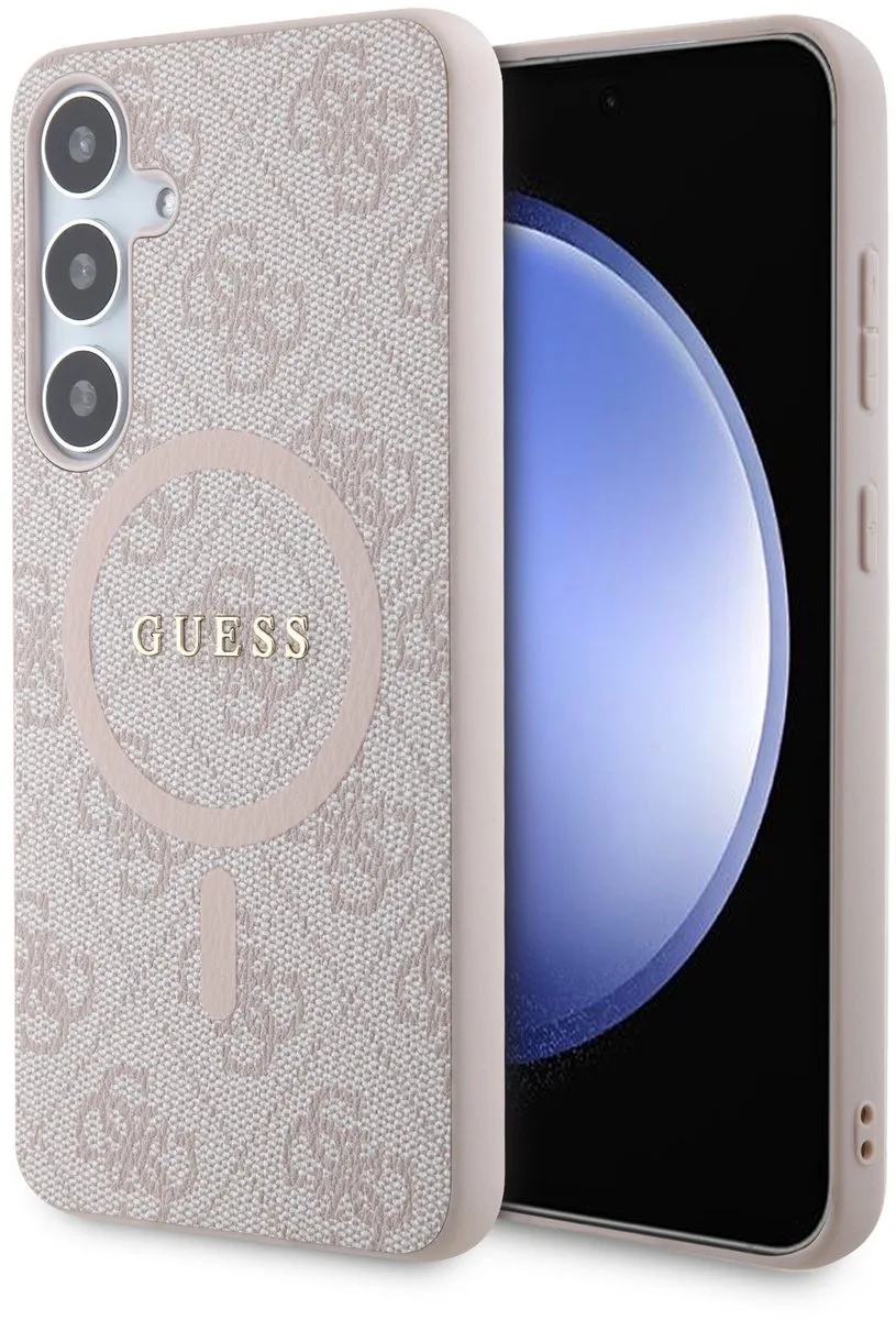 Guess 4G Back Case (MagSafe Compatible) - Geschikt voor Samsung Galaxy S24 Plus (S926) fra Guess i Lyserød – produktbillede