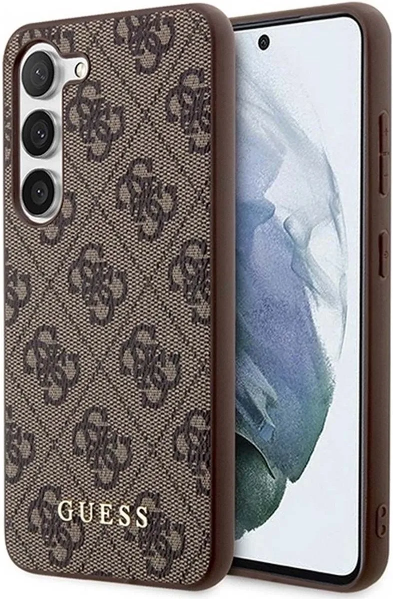 Guess 4G Back Case - Samsung Galaxy S24 Plus (S926) van Guess in Bruin – productfoto