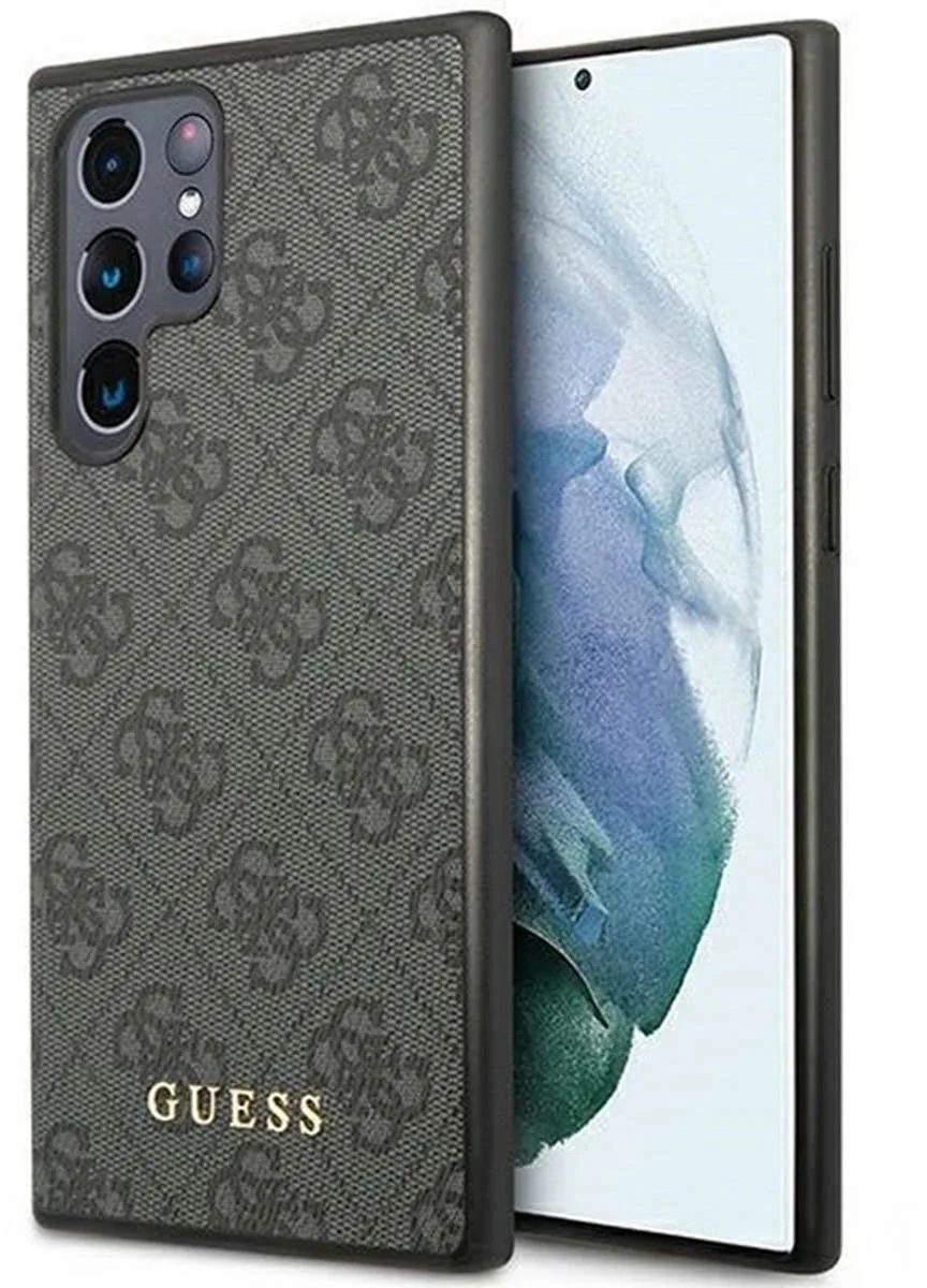 Guess 4G Back Case - Samsung Galaxy S24 Ultra (S928) fra Guess i Grå – produktbillede