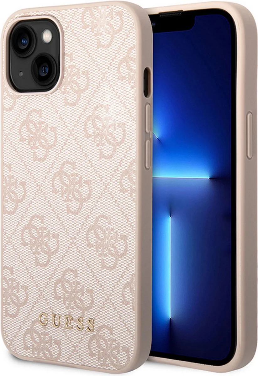 Guess 4G Back Case voor Apple iPhone 14 (6.1") von Guess in Rosa – Produktfoto