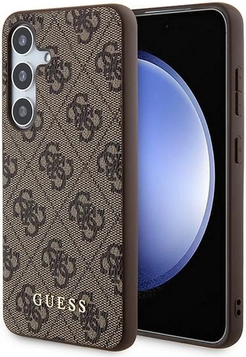 Guess 4G Back Cover - Geschikt voor Samsung Galaxy A55 (A556) van Guess in Bruin – productfoto