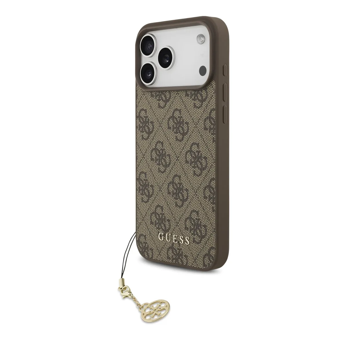 Guess 4G Charm MagSafe hoesje voor iPhone 17 Pro Max en iPhone 18 Pro Max - Bruin van Guess – productfoto