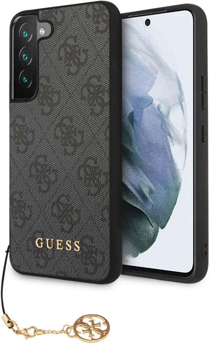 Guess 4G Charms Back Cover - Geschikt voor Samsung Galaxy S23 Plus (S916) von Guess in Grau – Produktfoto